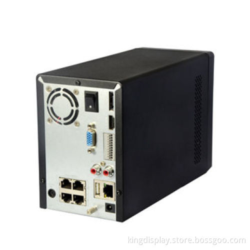 NVR, 4/8/16 Channel 2HDD Vertical with 4 Ports PoE 2 SATA HDDs
